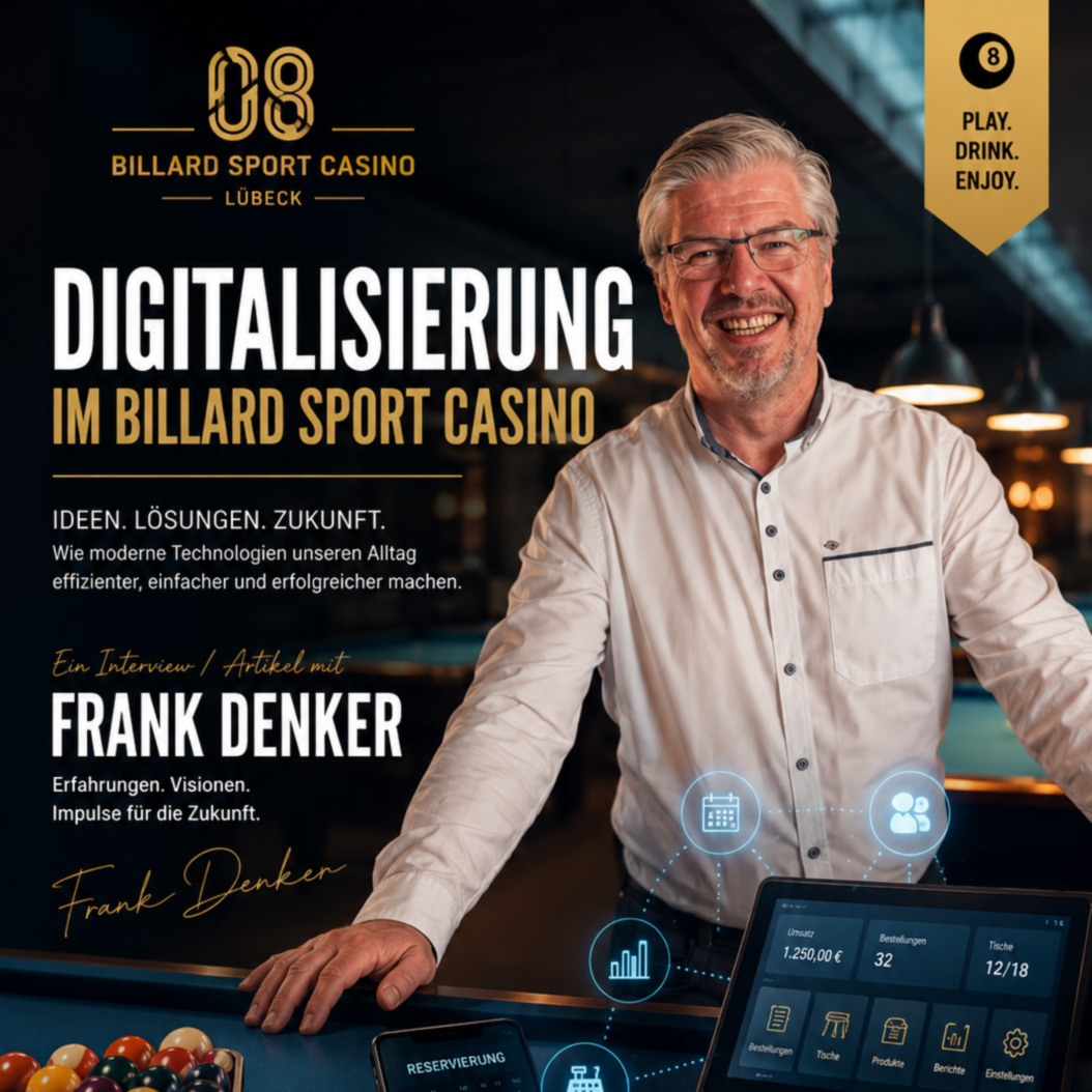 Digitalisierung im Billard Sport Casino